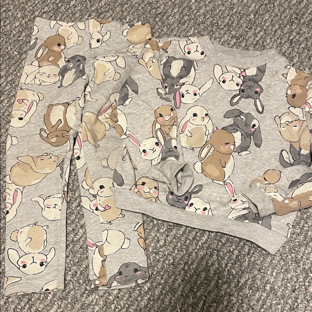 H&M Bunny sweatshirt and Leggings Set